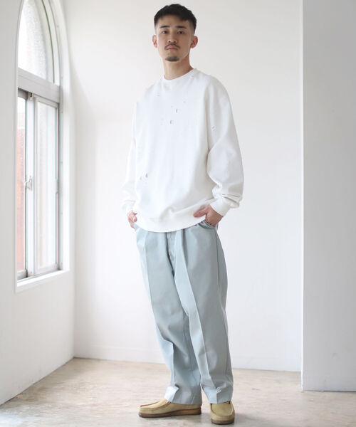 BEAMS(ビームス)の「BEAMS / 1プリーツ ワークトラウザーパンツ(チノパンツ・メンズ・ベージュ/インディゴブルー/グリーン系その他/バーガンディー・SMALL/MEDIUM/LARGE/X-LARGE)」の16枚目の写真