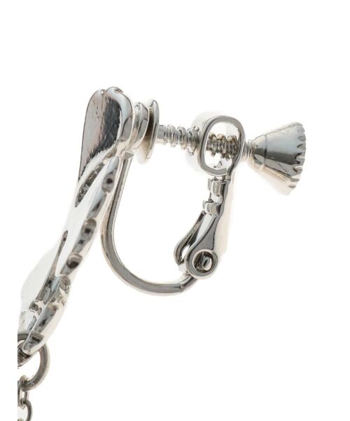 MERCURYDUO（マーキュリーデュオ）の「アシメフラワーフォールイヤリング（ピアス（両耳用）・レディース・シルバー/ゴールド・FREE）」の5枚目の写真