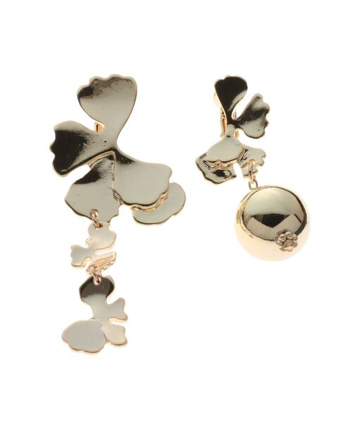 MERCURYDUO（マーキュリーデュオ）の「アシメフラワーフォールイヤリング（ピアス（両耳用）・レディース・シルバー/ゴールド・FREE）」の7枚目の写真