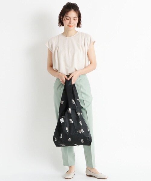 grove（グローブ）の「猫写真家 沖昌之×Wpc.コラボエコバッグ（エコバッグ/サブバッグ・レディース・ベビーピンク/ブラック/ライトベージュ・00）」の11枚目の写真