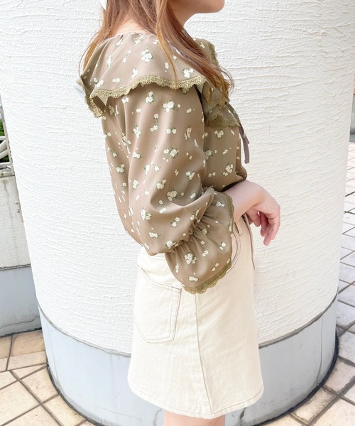 apres jour(アプレジュール)の「アソートフリルブラウス【ZOZOTOWN限定アイテム】(シャツ/ブラウス・レディース・オフホワイト/モカ/ホワイト系その他/ライトベージュ・X-LARGE/フリー)」の15枚目の写真