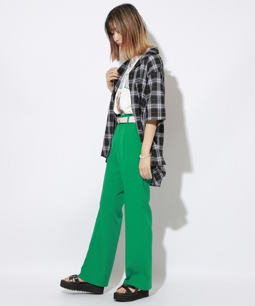 PBLIM（ページボーイリム）の「【PAGEBOYLIM】オンブレチェックシャツ（シャツ/ブラウス・レディース・ホワイト系その他/ブラック系その他・MEDIUM/LARGE）」の13枚目の写真