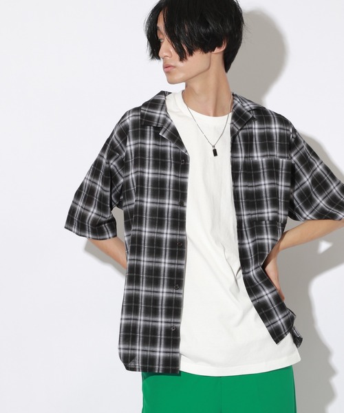 PBLIM（ページボーイリム）の「【PAGEBOYLIM】オンブレチェックシャツ（シャツ/ブラウス・レディース・ホワイト系その他/ブラック系その他・MEDIUM/LARGE）」の15枚目の写真