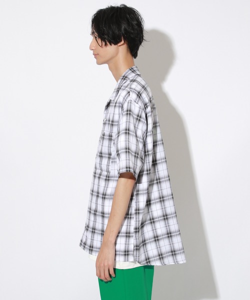 PBLIM（ページボーイリム）の「【PAGEBOYLIM】オンブレチェックシャツ（シャツ/ブラウス・レディース・ホワイト系その他/ブラック系その他・MEDIUM/LARGE）」の19枚目の写真
