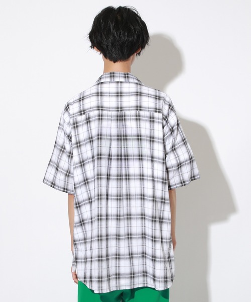 PBLIM（ページボーイリム）の「【PAGEBOYLIM】オンブレチェックシャツ（シャツ/ブラウス・レディース・ホワイト系その他/ブラック系その他・MEDIUM/LARGE）」の20枚目の写真