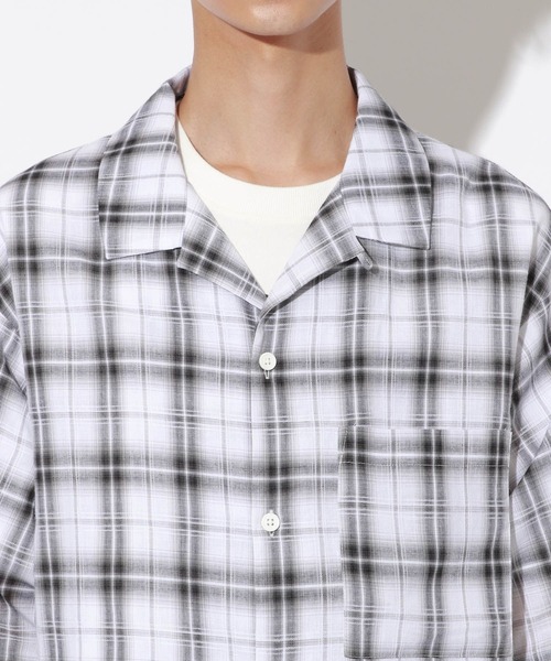 PBLIM（ページボーイリム）の「【PAGEBOYLIM】オンブレチェックシャツ（シャツ/ブラウス・レディース・ホワイト系その他/ブラック系その他・MEDIUM/LARGE）」の21枚目の写真