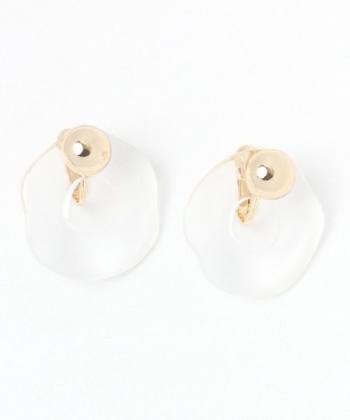 Heather（ヘザー）の「クリアサークルイヤー 216266（イヤリング・レディース・シルバー/ゴールド/ゴールド系その他/シルバー系その他・ONE SIZE）」の10枚目の写真