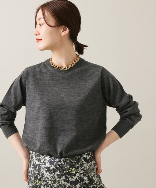 ■美品◆イエナ◆ ALBAクルーネックニットプルオーバー セール】ALBAクルーネックプルオーバー◇（ニット/セーター