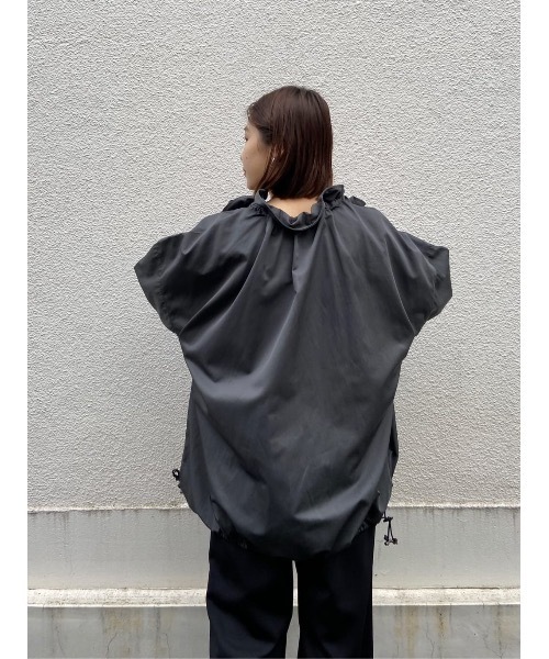 ★美品★BEARDSLEY シャツブルゾン 衿ギャザー　Fサイズ BEARDSLEY（ビアズリー）の「衿ギャザーシャツブルゾン