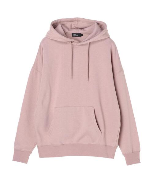 CRAFT STANDARD BOUTIQUE(クラフトスタンダードブティック)の「裏起毛ジェンダーレスパーカー *(パーカー・レディース・ライトグレー/パープル/オレンジ/ライトベージュ/ピンク・M/L/LL)」の6枚目の写真