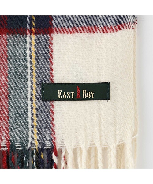 EASTBOY(イーストボーイ)の「ボリュームマフラー(マフラー・キッズ・オフホワイト/ベージュ系その他6・F)」の4枚目の写真