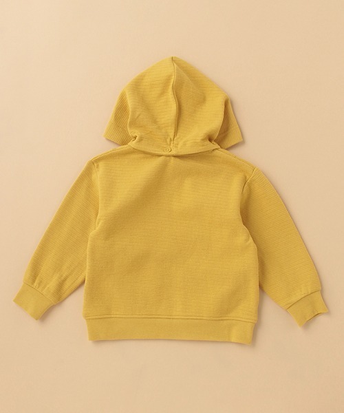 kladskap（クレードスコープ）の「車ワンポイントジップパーカ（パーカー・キッズ・トップグレー/マスタード・120cm/90cm/130cm/110cm/100cm）」の3枚目の写真