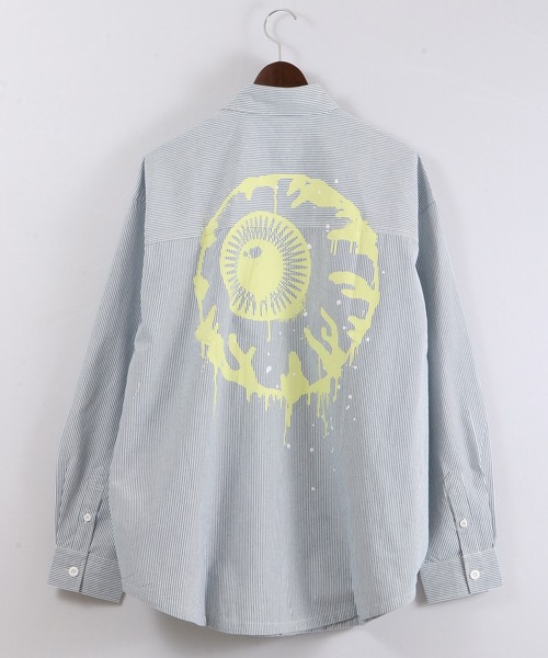 MISHKA（ミシカ）の「【MISHKA】キープウォッチプリント ビッグシャツ（シャツ/ブラウス・メンズ・マルチ・L/M）」の2枚目の写真