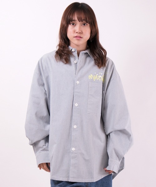MISHKA（ミシカ）の「【MISHKA】キープウォッチプリント ビッグシャツ（シャツ/ブラウス・メンズ・マルチ・L/M）」の8枚目の写真