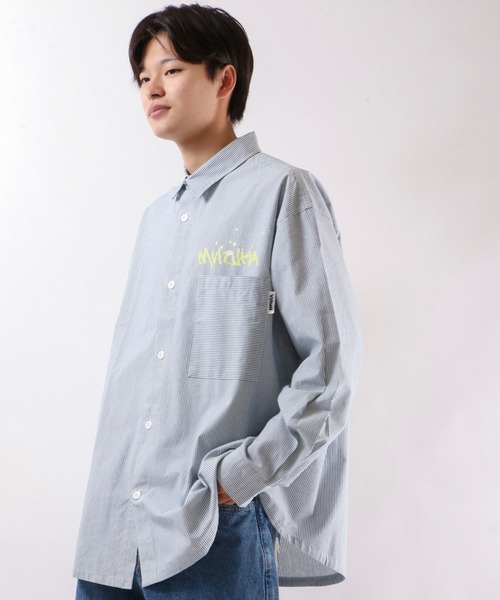 MISHKA（ミシカ）の「【MISHKA】キープウォッチプリント ビッグシャツ（シャツ/ブラウス・メンズ・マルチ・L/M）」の6枚目の写真