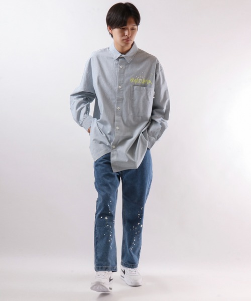 MISHKA（ミシカ）の「【MISHKA】キープウォッチプリント ビッグシャツ（シャツ/ブラウス・メンズ・マルチ・L/M）」の11枚目の写真