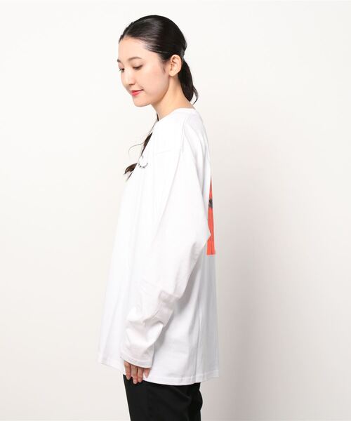 ROXY（ロキシー）の「ロキシー ROXY ON MY MIND L/S TEE（Tシャツ/カットソー・レディース・グレー/ホワイト・S/L/M）」の5枚目の写真