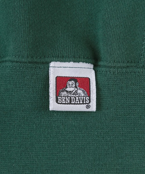 BEN DAVIS（ベンデイビス）の「【BEN DAVIS/ベンデイビス】 LETTEREDロゴ 刺繍 クルーネック スウェット（スウェット・メンズ・ライトグレー/ダークグリーン/パープル/ワイン・M/L/XL）」の13枚目の写真