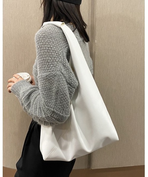 Ritzy（リッツィー）の「トライアングルマルシェトートバッグ（トートバッグ・レディース・ホワイト/ブラック/ブラウン・FREE）」の6枚目の写真