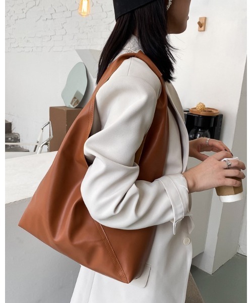 Ritzy（リッツィー）の「トライアングルマルシェトートバッグ（トートバッグ・レディース・ホワイト/ブラック/ブラウン・FREE）」の13枚目の写真