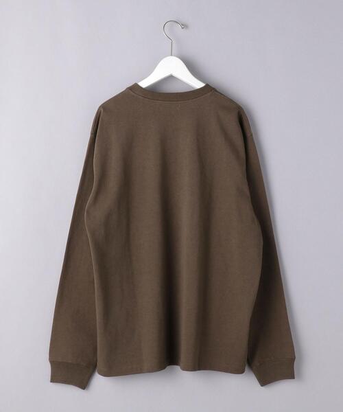 UNITED ARROWS（ユナイテッドアローズ）の「＜UNITED ARROWS＞ ヘビーコットン ロングスリーブ Tシャツ（Tシャツ/カットソー・メンズ・ブラック/ホワイト/ブラウン・L/S/M/XL）」の20枚目の写真