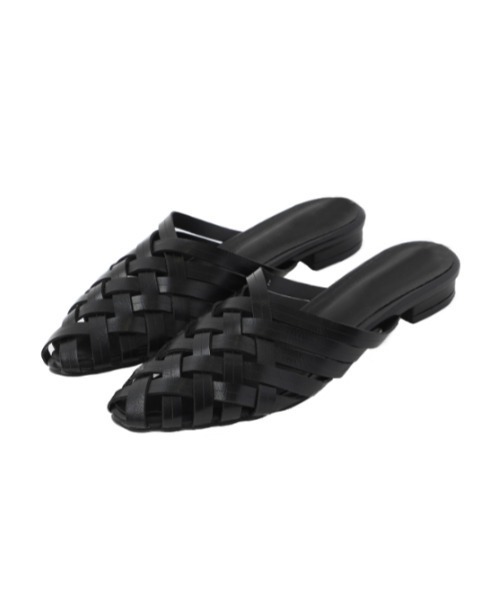 AMAIL(アマイル)の「Mesh tsukkake shoes(サンダル・レディース・ブラウン/ブラック/ベージュ・S/L/M)」の5枚目の写真