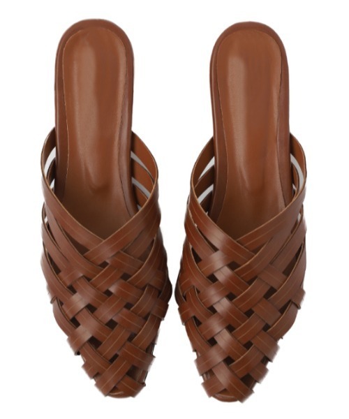 AMAIL(アマイル)の「Mesh tsukkake shoes(サンダル・レディース・ブラウン/ブラック/ベージュ・S/L/M)」の9枚目の写真