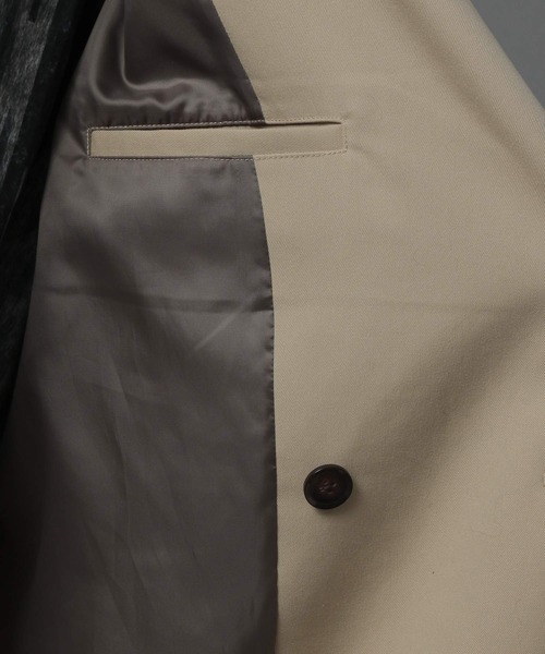 HARE（ハレ）の「ツイルトレンチコート(HARE)（トレンチコート・メンズ・ブラック/ベージュ・SMALL/MEDIUM）」の20枚目の写真