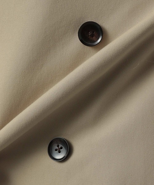 HARE（ハレ）の「ツイルトレンチコート(HARE)（トレンチコート・メンズ・ブラック/ベージュ・SMALL/MEDIUM）」の12枚目の写真
