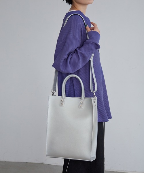 PAGEBOY(ページボーイ)の「クラシックトート(トートバッグ・レディース・シルバー/グリーン/ブラック・FREE)」の15枚目の写真