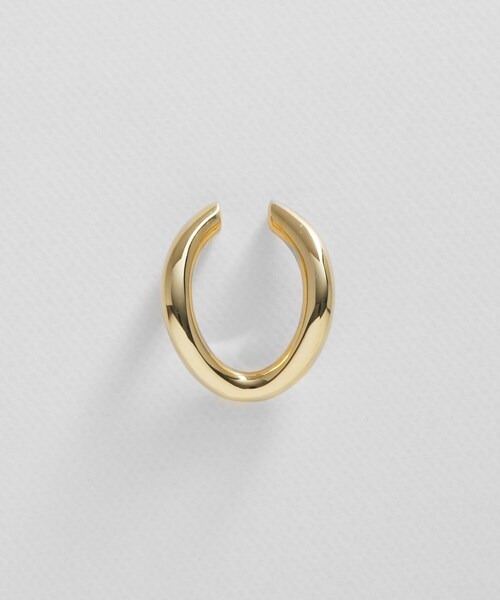 COCOSHNIK（ココシュニック）の「シルバー ラインイヤーカフ カーブ GP（イヤーカフ・レディース・ゴールド・00）」の2枚目の写真