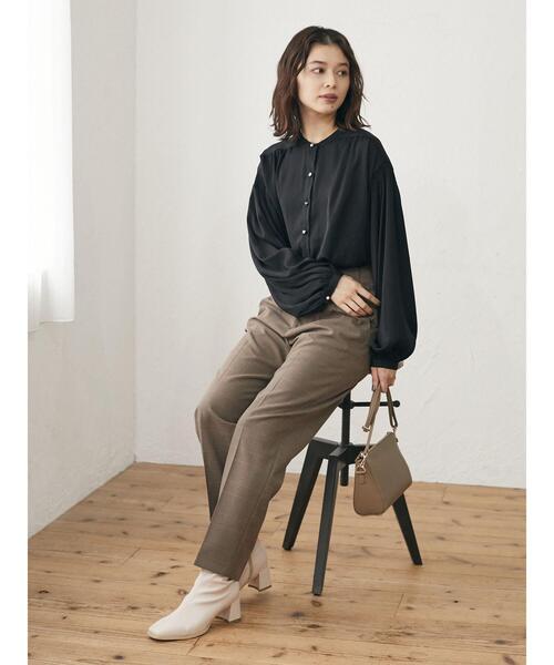 ELENCARE DUE（エレンカーレデュエ）の「・ELENCARE DUE ボリュームスリーブブラウス＊（シャツ/ブラウス・レディース・ベージュ/ブルー/アイボリー/ブラック・FREE）」の5枚目の写真