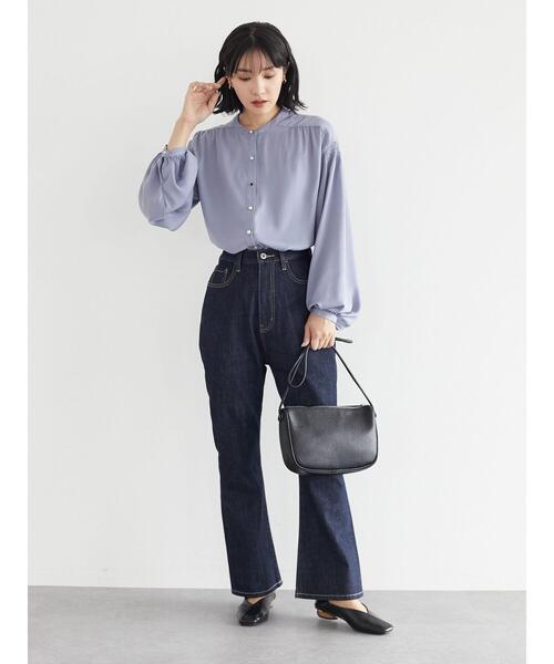 ELENCARE DUE（エレンカーレデュエ）の「・ELENCARE DUE ボリュームスリーブブラウス＊（シャツ/ブラウス・レディース・ベージュ/ブルー/アイボリー/ブラック・FREE）」の9枚目の写真