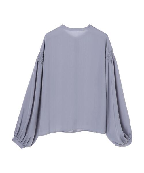 ELENCARE DUE（エレンカーレデュエ）の「・ELENCARE DUE ボリュームスリーブブラウス＊（シャツ/ブラウス・レディース・ベージュ/ブルー/アイボリー/ブラック・FREE）」の20枚目の写真