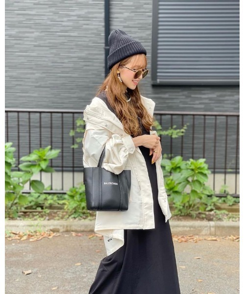 14+（イチヨンプラス）の「二重シンプルニットワッチ（ニットキャップ/ビーニー・レディース・ブラック/ベージュ/ネイビー/グレー・FREE）」の16枚目の写真