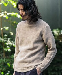 URBAN RESEARCH Sonny Label | リッチソフトウール畦編みタートルネックニット(ニット/セーター)