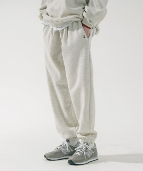 WV PROJECT（ダブリューブイプロジェクト）の「WV PROJECT(ダブリューブイプロジェクト)/JEJE LOUNGE SWEATPANTS/スウェットパンツ【セットアップ対応商品】（スウェットパンツ・メンズ・グレー/ブラック/オートミール/ネイビー・M/L/XL）」の3枚目の写真