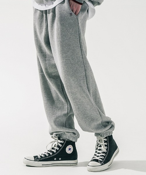 WV PROJECT（ダブリューブイプロジェクト）の「WV PROJECT(ダブリューブイプロジェクト)/JEJE LOUNGE SWEATPANTS/スウェットパンツ【セットアップ対応商品】（スウェットパンツ・メンズ・グレー/ブラック/オートミール/ネイビー・M/L/XL）」の2枚目の写真