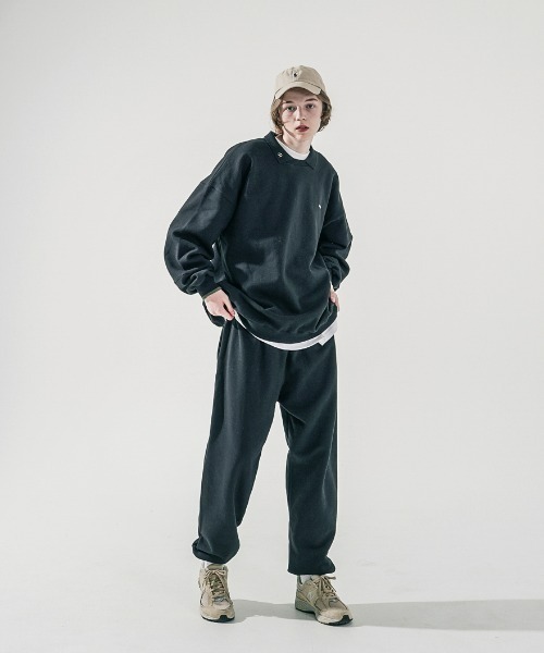 WV PROJECT（ダブリューブイプロジェクト）の「WV PROJECT(ダブリューブイプロジェクト)/JEJE LOUNGE SWEATPANTS/スウェットパンツ【セットアップ対応商品】（スウェットパンツ・メンズ・グレー/ブラック/オートミール/ネイビー・M/L/XL）」の9枚目の写真