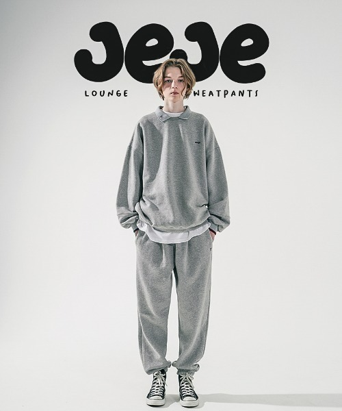 WV PROJECT（ダブリューブイプロジェクト）の「WV PROJECT(ダブリューブイプロジェクト)/JEJE LOUNGE SWEATPANTS/スウェットパンツ【セットアップ対応商品】（スウェットパンツ・メンズ・グレー/ブラック/オートミール/ネイビー・M/L/XL）」の10枚目の写真