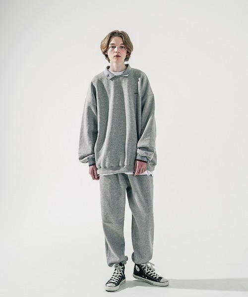 WV PROJECT（ダブリューブイプロジェクト）の「WV PROJECT(ダブリューブイプロジェクト)/JEJE LOUNGE SWEATPANTS/スウェットパンツ【セットアップ対応商品】（スウェットパンツ・メンズ・グレー/ブラック/オートミール/ネイビー・M/L/XL）」の13枚目の写真