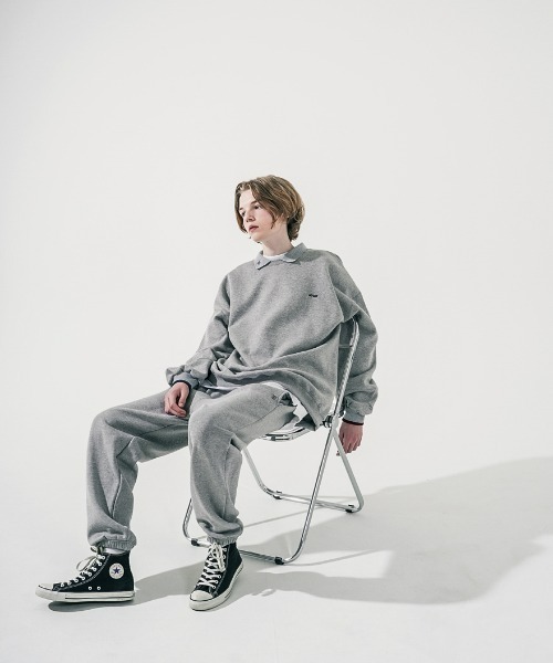 WV PROJECT（ダブリューブイプロジェクト）の「WV PROJECT(ダブリューブイプロジェクト)/JEJE LOUNGE SWEATPANTS/スウェットパンツ【セットアップ対応商品】（スウェットパンツ・メンズ・グレー/ブラック/オートミール/ネイビー・M/L/XL）」の12枚目の写真