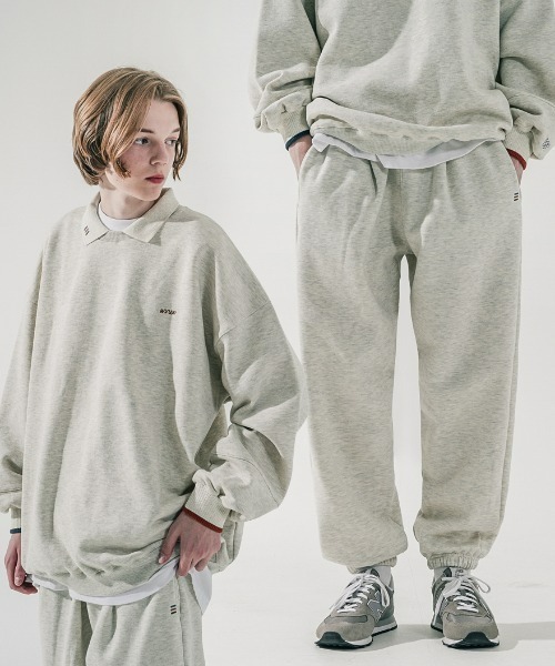 WV PROJECT（ダブリューブイプロジェクト）の「WV PROJECT(ダブリューブイプロジェクト)/JEJE LOUNGE SWEATPANTS/スウェットパンツ【セットアップ対応商品】（スウェットパンツ・メンズ・グレー/ブラック/オートミール/ネイビー・M/L/XL）」の15枚目の写真