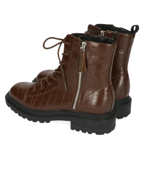 ORiental TRaffic(オリエンタルトラフィック)の「厚底型押しレースアップブーツ 15404(ブーツ・レディース・ブラック/ブラウン・SS/S/M/L/LL/3L)」の15枚目の写真