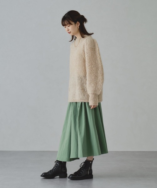 ORiental TRaffic(オリエンタルトラフィック)の「厚底型押しレースアップブーツ 15404(ブーツ・レディース・ブラック/ブラウン・SS/S/M/L/LL/3L)」の5枚目の写真