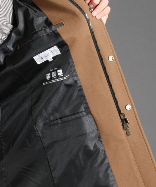 MONSIEUR NICOLE（ムッシュニコル）の「ダウンファブリック スタンドカラーコート（その他アウター・メンズ・ブラック/キャメル/ネイビー・MEDIUM/X-LARGE/SMALL/LARGE）」の10枚目の写真