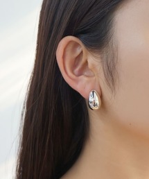 CEMONEMO | ぷっくり ボリューム イヤリングメタル(イヤリング)