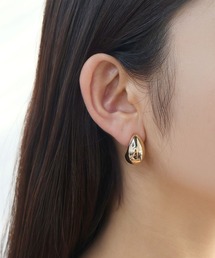 CEMONEMO | ぷっくり ボリューム イヤリングメタル(イヤリング)