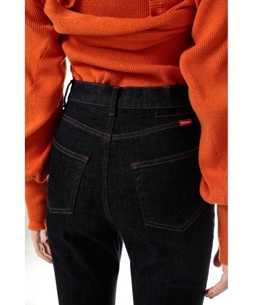 SLY（スライ）の「Lycra HW SLIM PT-A ライクラ ハイウエスト スリム デニムパンツ（デニムパンツ・レディース・ブルー・22inch/25inch/26inch/24inch/23inch）」の9枚目の写真