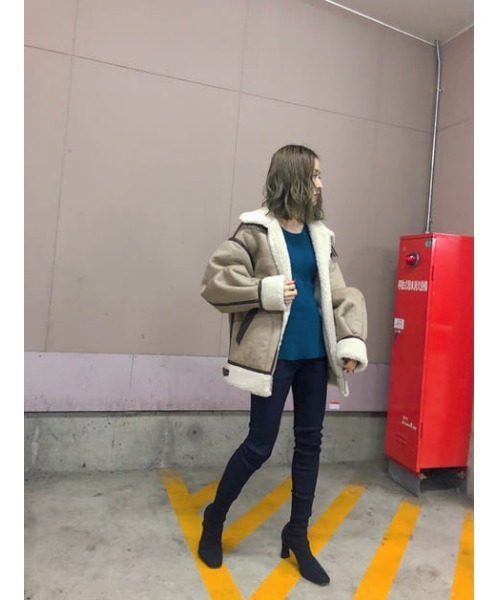 SLY（スライ）の「Lycra HW SLIM PT-A ライクラ ハイウエスト スリム デニムパンツ（デニムパンツ・レディース・ブルー・22inch/25inch/26inch/24inch/23inch）」の15枚目の写真